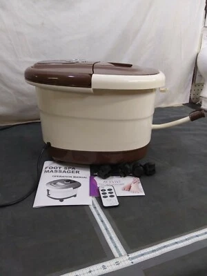 ACEVIVI Masajeador Motorizado de Pies Spa Baño con Calor, Conversión de Frecuencia, Control Remoto Foto 1 de 4