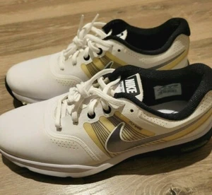 New Men's 9 NIKE Lunarlon Lunar Command Flywire White Black Tan