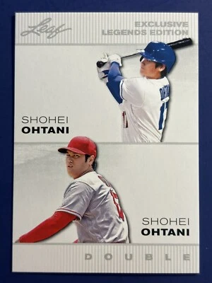 SHOHEI OHTANI DODGERS ANGELES 2023 LEAF LEGENDS "SPECIAL RELEASE" BASEBALL CARD - Image 1 of 2