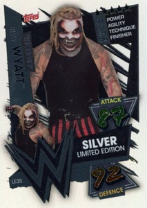 2021 WWE Slam Attax Trading Card LE03S Silver THE FIEND Bray Wyatt Limited