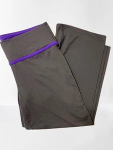 Victorias Secret Sport Yoga Crop Capri Leggings Gray Size Small Women Running - Picture 1 of 5