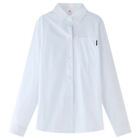 Girls Boys Children Kids School Uniform Shirt Long Sleeve Button Formal Blouse
