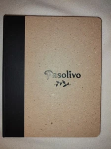 PASOLIVO RECIPE/COOKBOOK 3-ring BINDER VERY GOOD CONDITION - Imagen 1 de 13