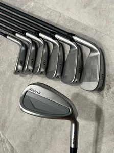 Excellent Ping i230 Iron Set, Blue Dot, 5i-U. RH. Regular AWT 2.0 Black Shaft - Picture 1 of 11