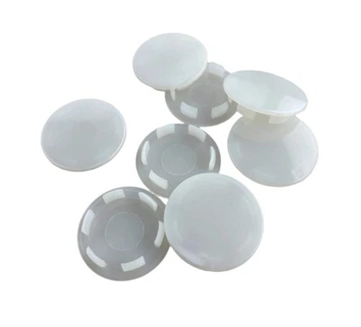 PROCRAFT (8 PACK) 1" PLASTIC HOLE PLUGS - OFF-WHITE #HPW-1.0