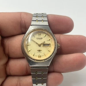 Vintage Citizen Automatic Watch Women's-Beige Dial-Stainless Steel 4283835 Japan - Picture 1 of 9