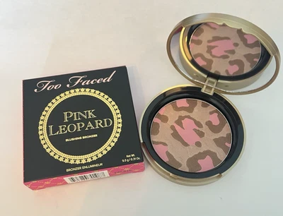 Too Faced Pink Leopard Blushing Bronzer Full Size Brand New in Box - Image 1 of 4