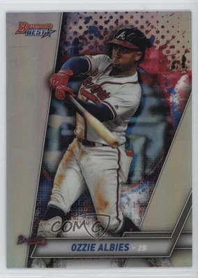 2019 Bowman's Best Refractor Ozzie Albies #54 - Image 1 of 2