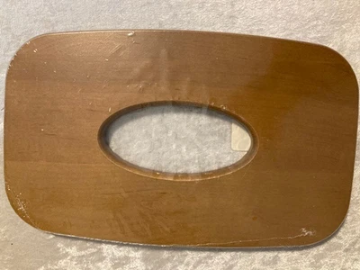 Longaberger Wooden Tissue Basket Lid ONLY  11" Long x 7" W #5174539 NEW SEALED - Image 1 of 4