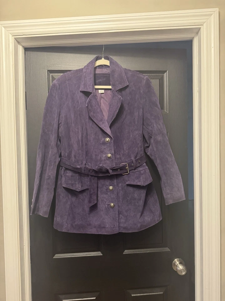 Abrigo de cuero vintage Jacqeline Ferrar  Foto 1 de 4