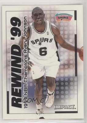 1999-00 Skybox Impact Rewind '99 Avery Johnson #5RN - Image 1 of 2