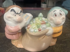 Disney Direct Schneewittchen und sieben Zwerge Keramik Milchkännchen Grumpy & Bashful - Bild 1 von 14