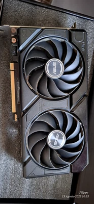 ASUS DUAL AMD Radeon RX 7600 XT OC Edition Scheda Grafica 16 GB GDDR6 - Immagine 1 di 4