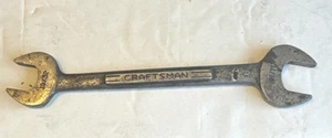 Vintage Craftsman =V= 19/32in. x 11/16in. Double Open End Wrench Forged in USA - Picture 1 of 2