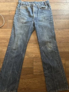 Vintage 1981 Levi’s 517 Orange Tab Bootcut Flare Distressed Jeans 32x32 gemessen - Bild 1 von 7