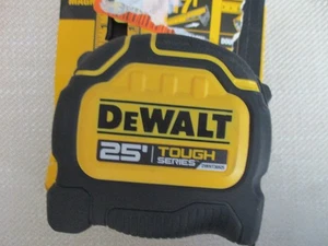 DEWALT 25' TAPE MEASURE TOUGH SERIES  DWHT36925 DOUBLE SIDED 17  REACH New - Picture 1 of 3