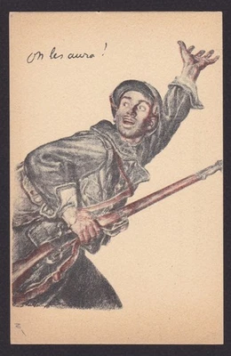 FRANCE, Postcard, 'We will know', Unused - Image 1 of 2