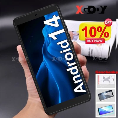 XGODY 2025 nuevo 4G Dual SIM Smartphone sin contrato Android 14 NUEVO móvil Octa Core 16 GB
