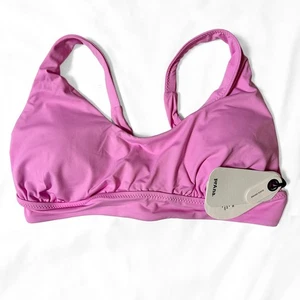 Top de bikini Prana Mallorca para mujer S Cosmos rosa traje de baño nuevo con etiquetas - Imagen 1 de 5