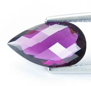 2.97Cts Natural Nice Purple Color Rhodolite Garnet Pear Cut Loose Gems - Picture 1 of 5