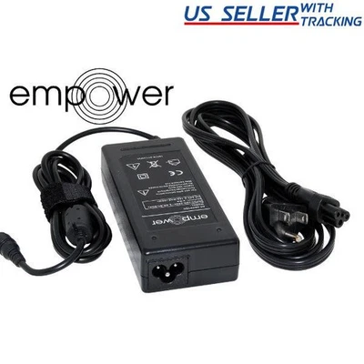 90W 4.8x1.7mm AC Adapter with Thermal Protection for HP Pavilion EliteBook - Image 1 of 4