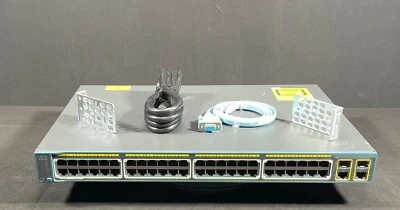 Cisco WS-C2960-48PST-L 48 Port PoE Ethernet Switch - Same Day Shipping - Image 1 of 4