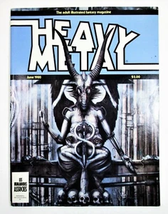 Heavy Metal Magazine June 1980 Vol. IV No. 3 Featuring H. R. Giger Adult Fantasy - Picture 1 of 7