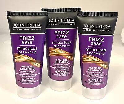 John Frieda FRIZZ EASE Miraculous Recovery Shampoo - Damage Control 3X50ml - Image 1 of 4