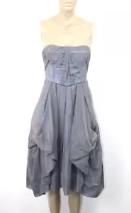 Abito da passerella BCBG Max Azria taglia 0 nuovo con etichetta - cintura mancante* - Foto 1 di 17