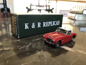 K&R Replicas 1/43 Scale Built Kit KR54 Austin Healey 3000 Car w/ Original Box - Picture 1 of 9