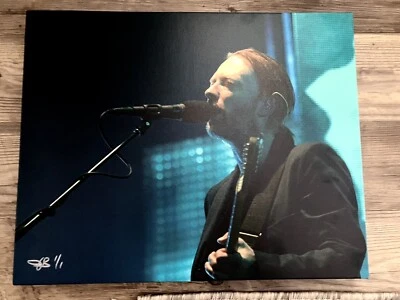 Radiohead Thom Yorke Pop Art 16x20x1.5”  Canvas Gallery Wrap Live Tour - Image 1 of 4