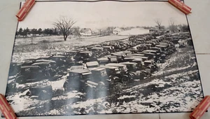 Original 1910's Used Car Junkyard Photo Lots of Antique Autos JRR - Picture 1 of 6