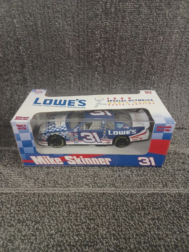Mike Skinner, NASCAR, NOVO, 1:24, Coll fechado. Carro, #31, Lowe's, 1999 Monte Carlo - Imagem 1 de 1