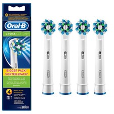 4 x Oral-B Cross Action EB50-4 Braun Toothbrush Heads