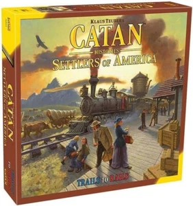 CATAN - Histories - Settlers of America Board Game - Forge Trails into Rails - Picture 1 of 1