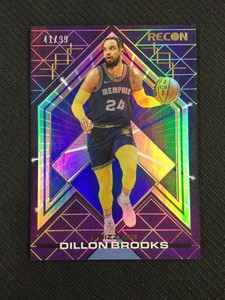 2021-22 Panini Recon #84 Dillon Brooks Holo Blue /99 Grizzlies No Reserve