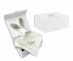 Nuevo edredón personalizado conejito caja de regalo personalizado recuerdo regalo recién nacido - Imagen 1 de 1
