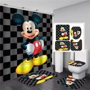 Cartoon Gift Idea, Funny Mickey Mouse ver2 Bathroom Sets or Shower Curtain. - Picture 1 of 3