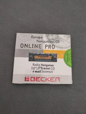 CD Navigation BECKER ONLINE PRO EUROPA Version 1.5  NEU & ORIGINAL - Bild 1 von 2