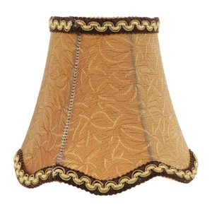 DIY Small Lamp Shades Clip on Bulb Vintage Retro Chandelier Fabric Lampshade New - Picture 1 of 12