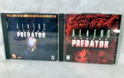 2 PC Computer Video GAME Lot ALIENS Versus PREDATOR Gold Edition CD Windows M vr - Image 1 of 2