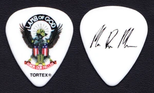 Lamb of God Mark Morton Honor Our Fallen Guitar Pick - 2013 Resolution Tour - Picture 1 of 1