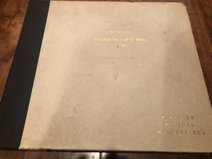 BRAHMS CONCERTO NO 1 IN D MINOR  Op. 15 78 RPM 6  RECORDs DM-677 rare - Bild 1 von 10