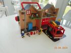 Deluxe Fire Station With A Jupiter  Fire Truck & Five Figures & Extras
