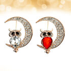 2 Pcs Safety Pin Jewelry Wedding Jewelry Decoration Vintage Owl Brooch