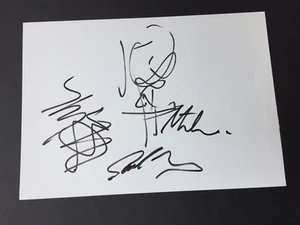 THE ALARM In-person signed Briefkarte 15 x 21 Autogramm - Picture 1 of 1