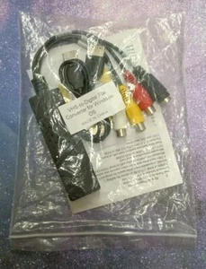 USB 2.0 Audio Video VHS to DVD VCR PC HDD Converter Adapter Digital Capture Card - Picture 1 of 10