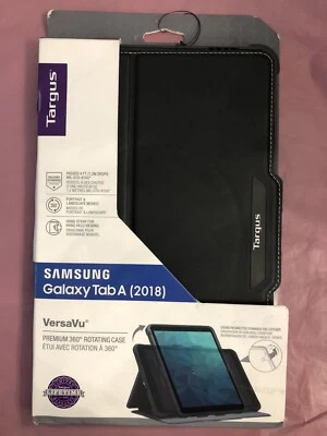 Targus VersaVu 360 Degree Rotating Case For Samsung Galaxy Tab A (2018)Black-New - Image 1 of 3