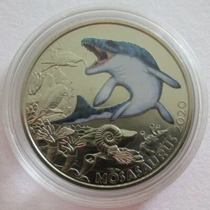 Österreich 3 Euro 2020 Dinosaurier Mosasaurus - Picture 1 of 2