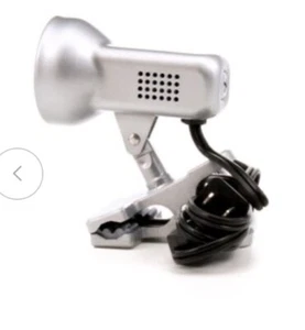 Style Selections 5.5-in Clip Desk Light lamp Adjustable Silver with metal shade - Picture 1 of 10